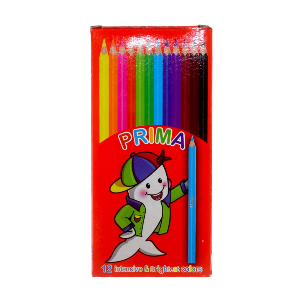 الوان خشب بريما - 12 لون طويل