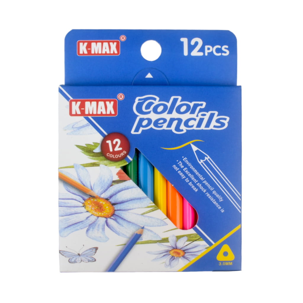 الوان خشب 3.0 مم K-MAX رقم.V0608 عالية الجودة - 12 لون قصير