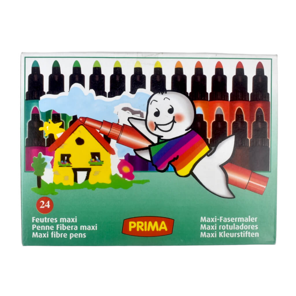 الوان فلوماستر بريما بقاعدة مائية - 24 لون سميك