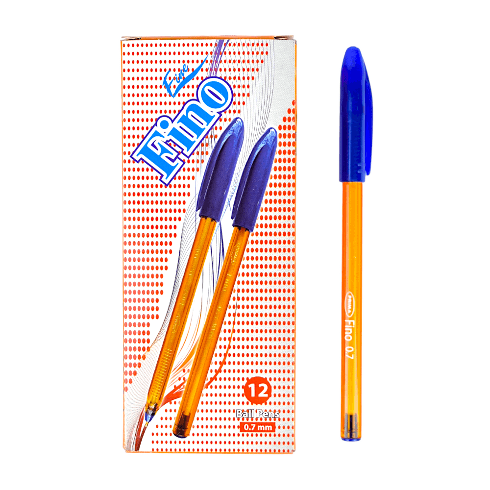 قلم جاف بريما فينو 0.7 مم - 12 قلم - ازرق