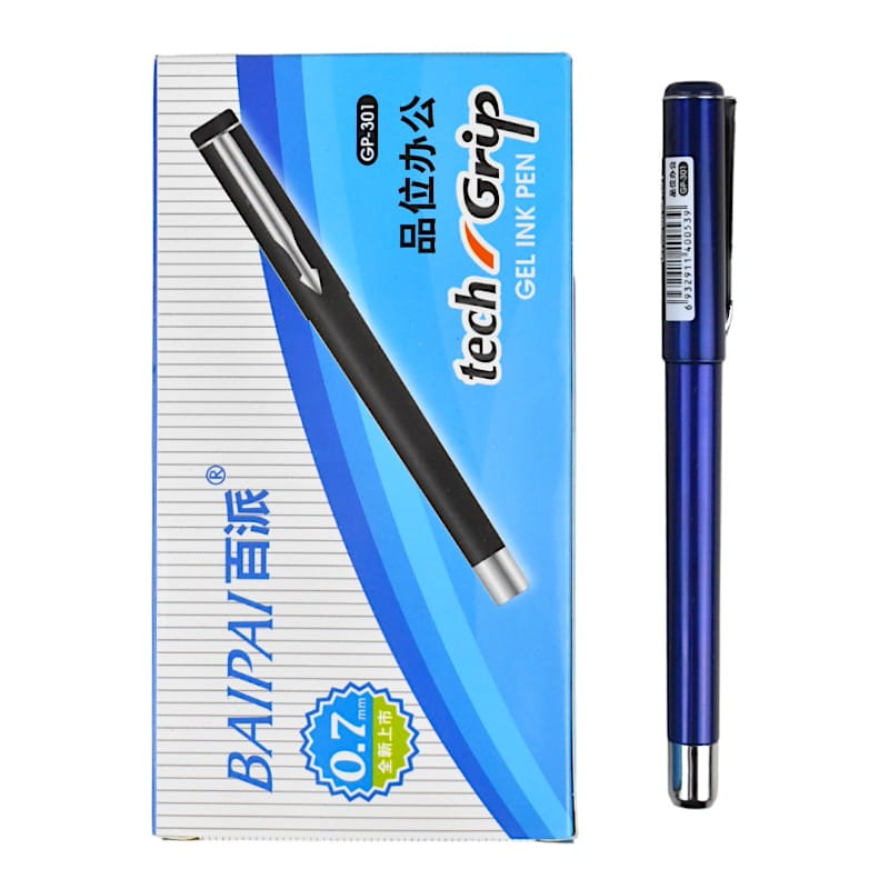 قلم جيل باى باى تيك جريب 0.7 مم رقم.GP-301 - ازرق