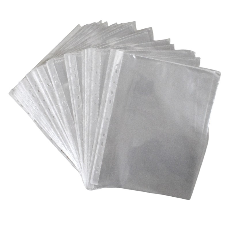 حافظة حرف U شفافة 80 ميكرون ايفر جرين حجم A4 عالية الجودة - 100 قطعة