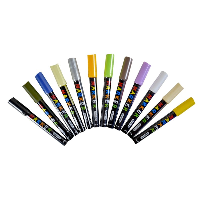 قلم ماركر اكريليك الوان ام&جى عالى الجودة 2.0 مم - برتقالى فاتح