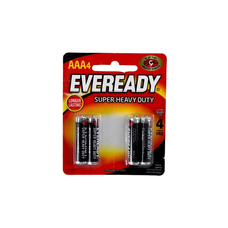 كارت حجارة قلم ايفريدى طويلة العمر مقاس AAA لون اسود - 4 حجارة