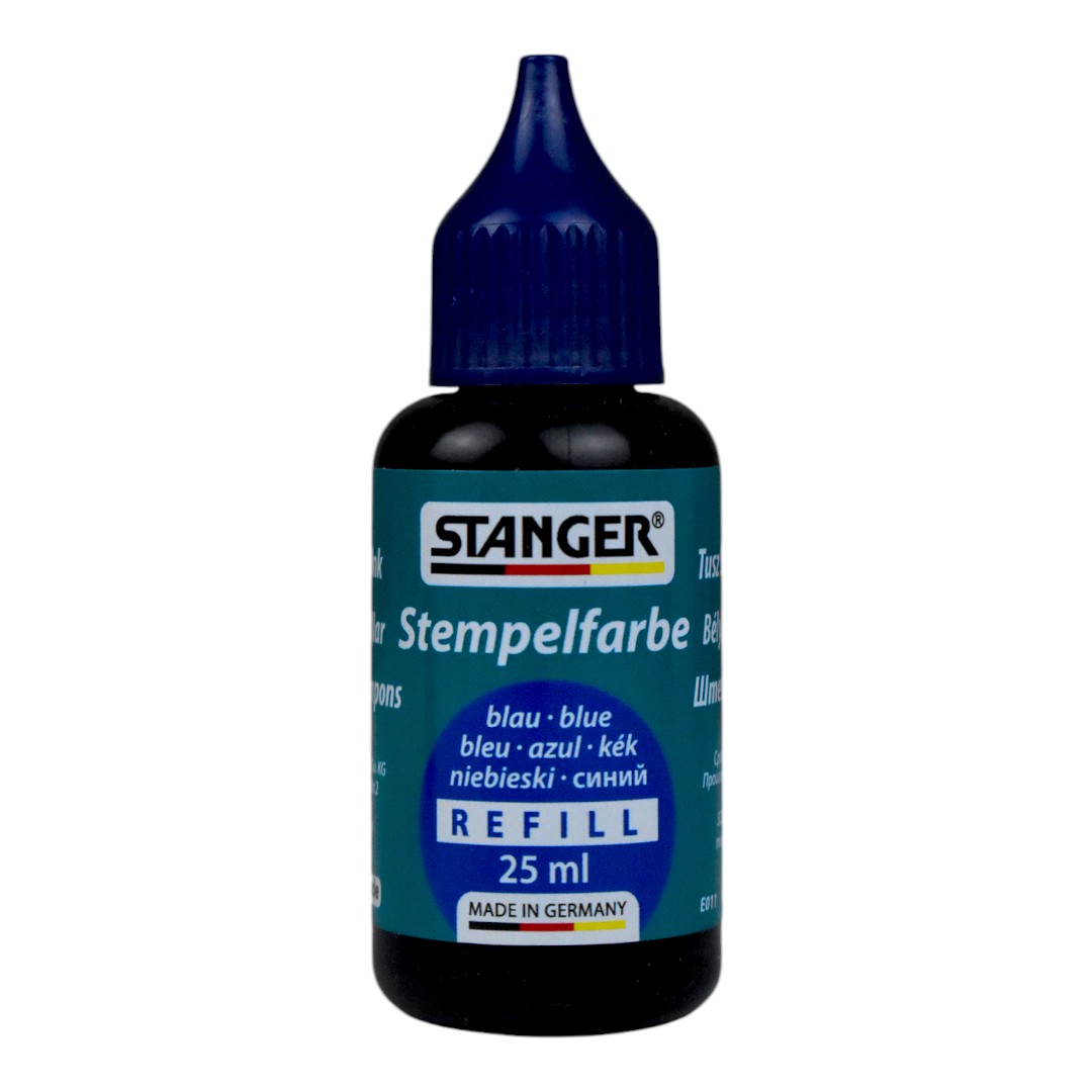 حبر اختام من Stanger - 25مل - ازرق