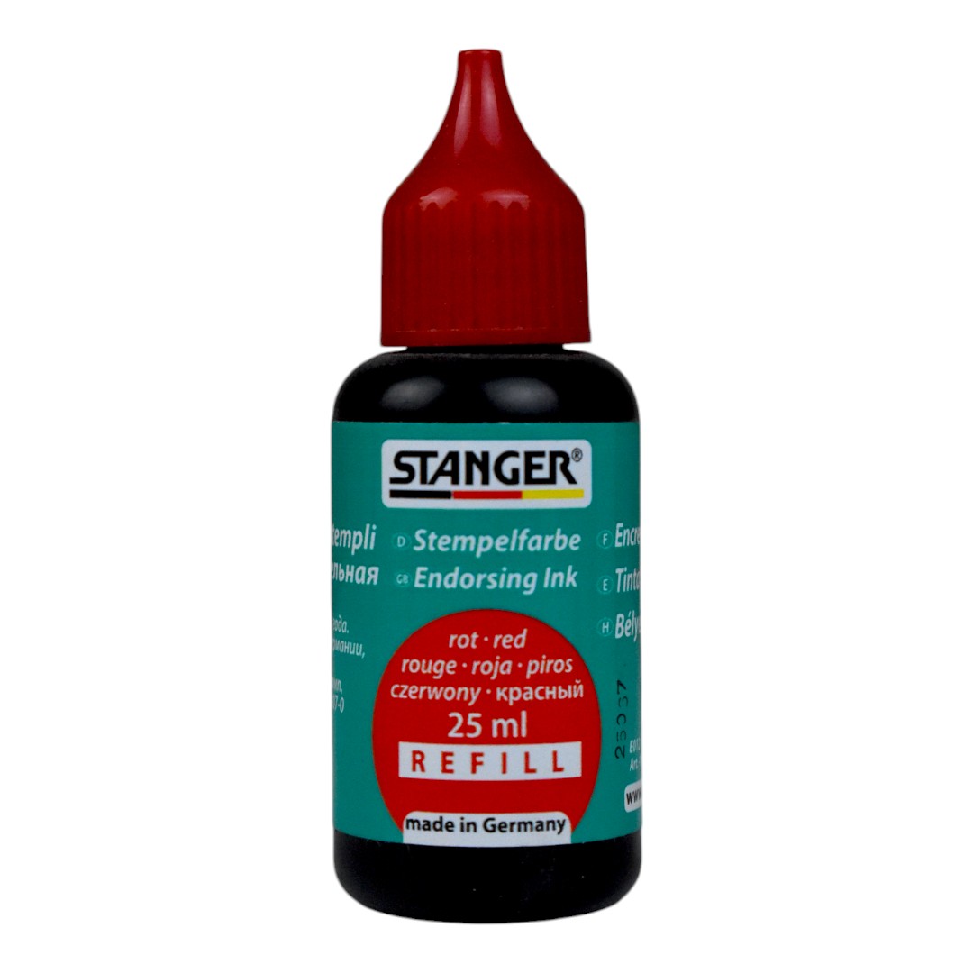 حبر اختام من Stanger - 25مل - احمر