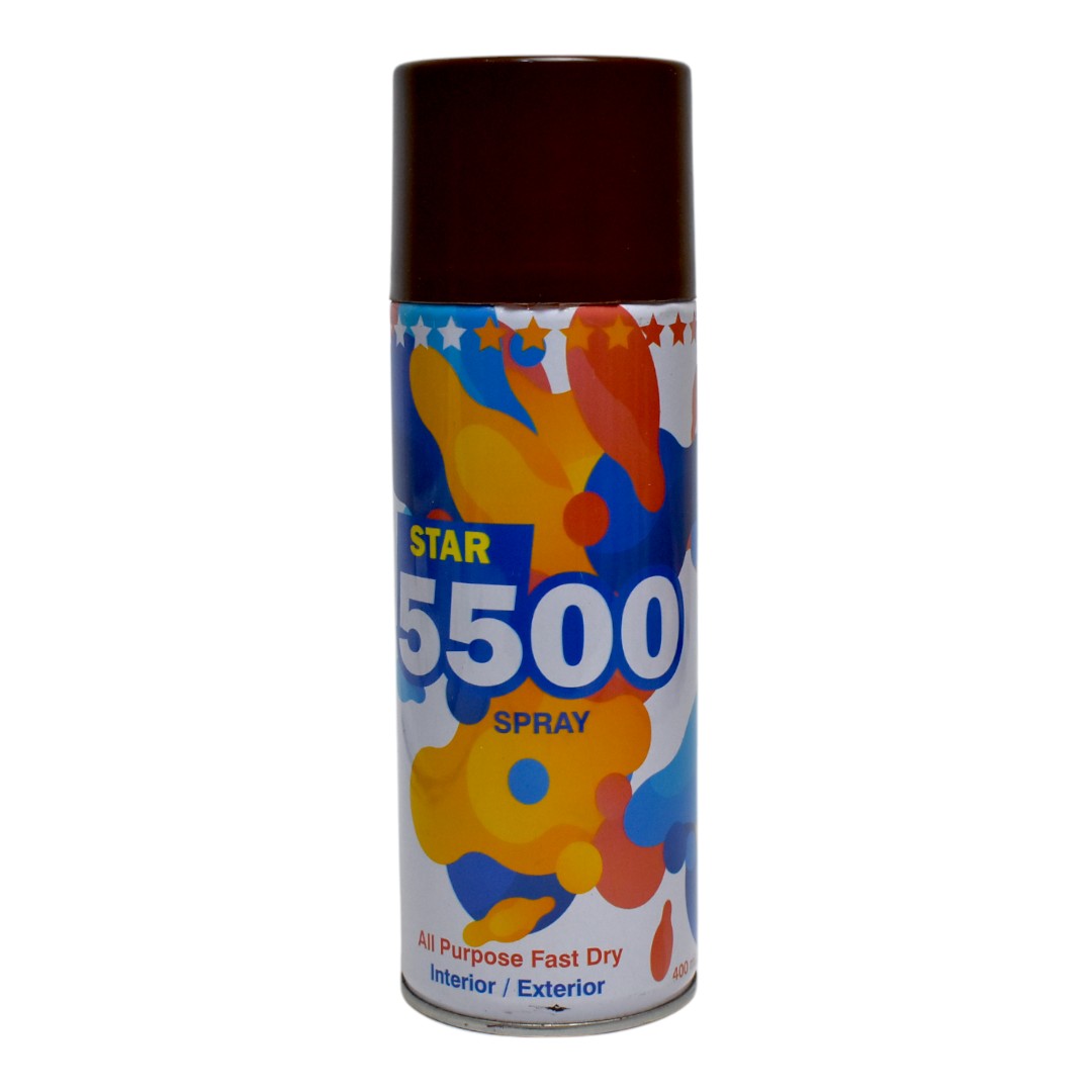 سبراى طلاء الوان من ستار 5500 - 400 ملل - بنى