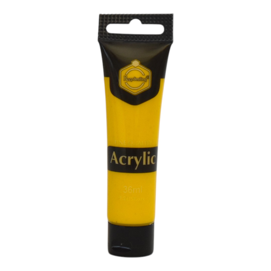 الوان اكريلك كيب سمايلنج 36 مل - اصفر باهت