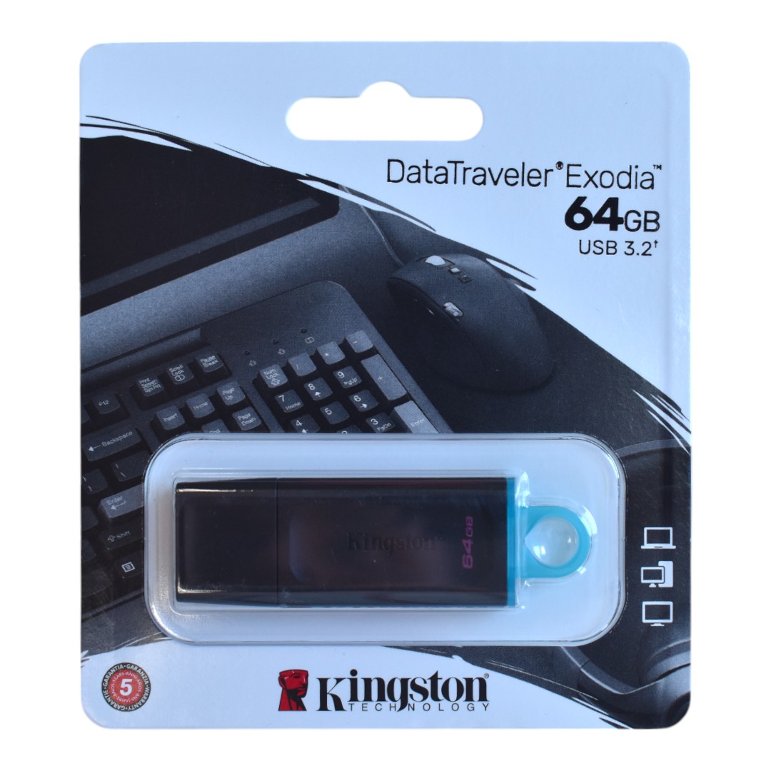 كينجستون64جيجاusb3 فلاش ميمورى