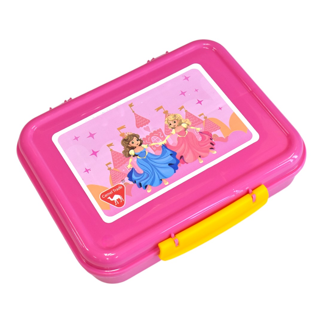 لانش بوكس بلاستيك جمل تريد عالى الجودة - بينك