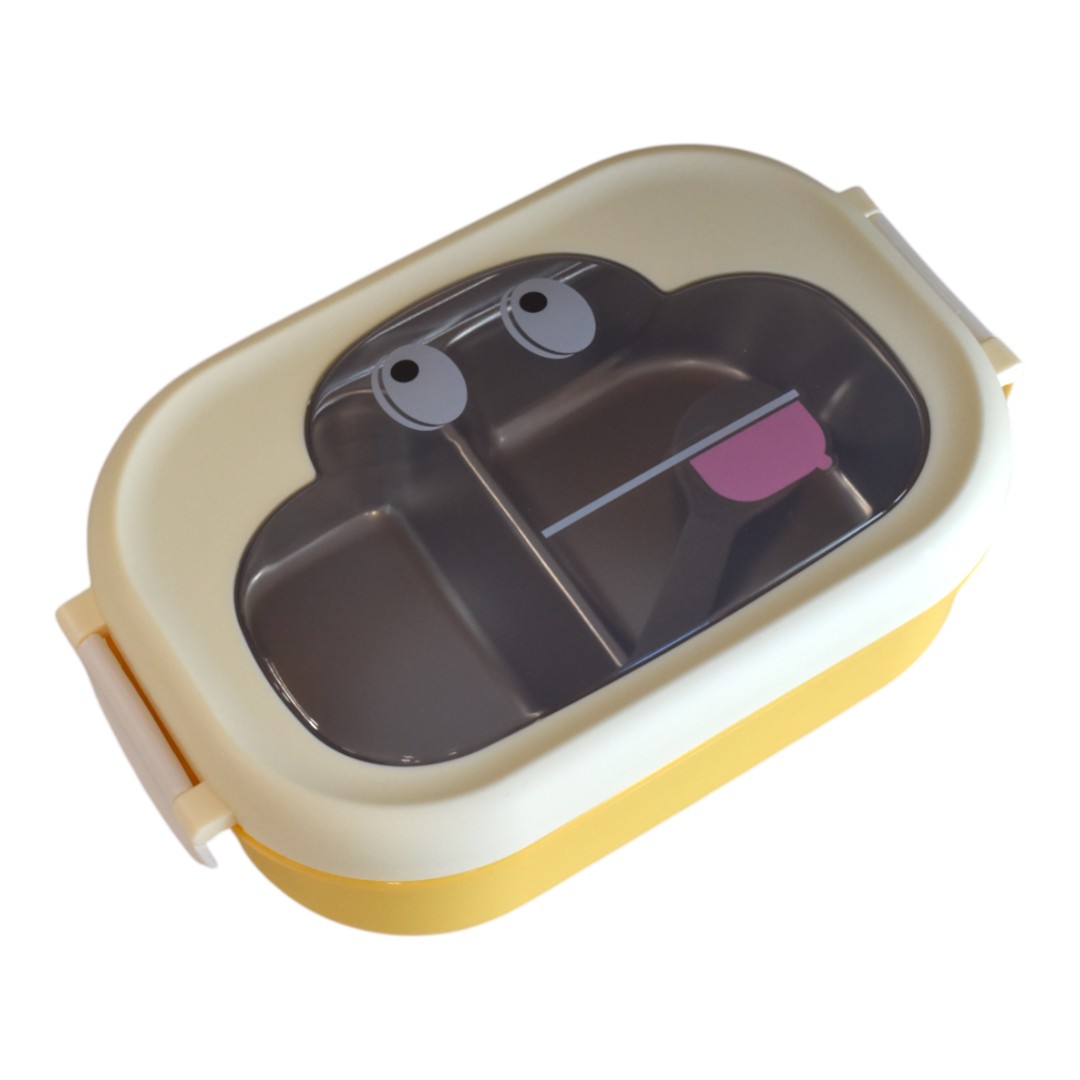 لانش بوكس ستانلس عالى الجودة رقم.8093 - اصفر