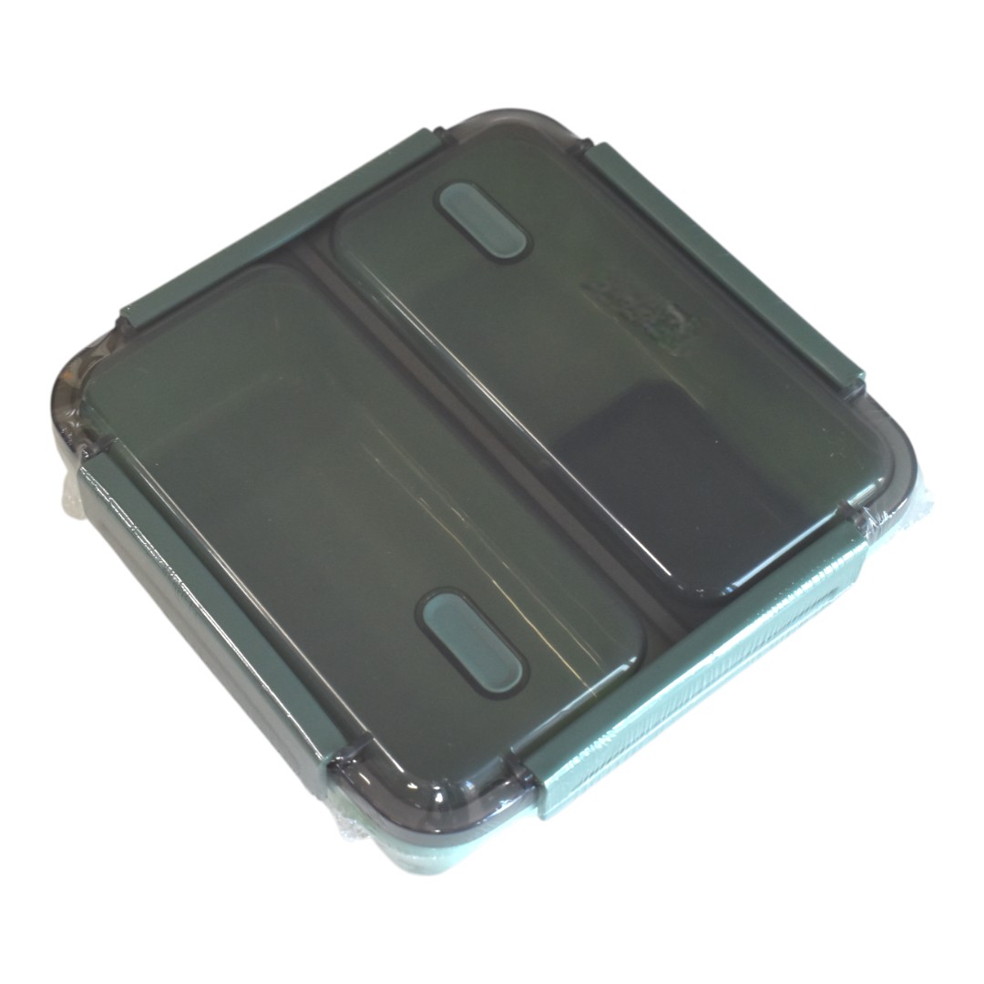 لانش بوكس بلاستيك عالى الجودة رقم.0117 - اخضر